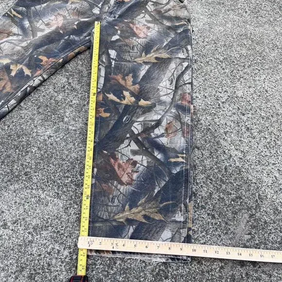 Carhartt B158 Camo Double Knee Work Pants 36x30 Baggy Carpenter Dungaree Loose
